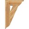 Ekena Millwork Traditional Traditional Rough Sawn Bracket w/ Offset Brace, Western Red Cedar, 8"W x 22"D x 34"H BKT0806X22X34TRA01RWR - alternate 2